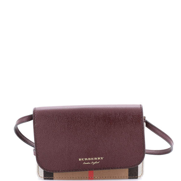 Burberry Hampshire Wallet On Strap #178552B71B - Picture 1 of 7
